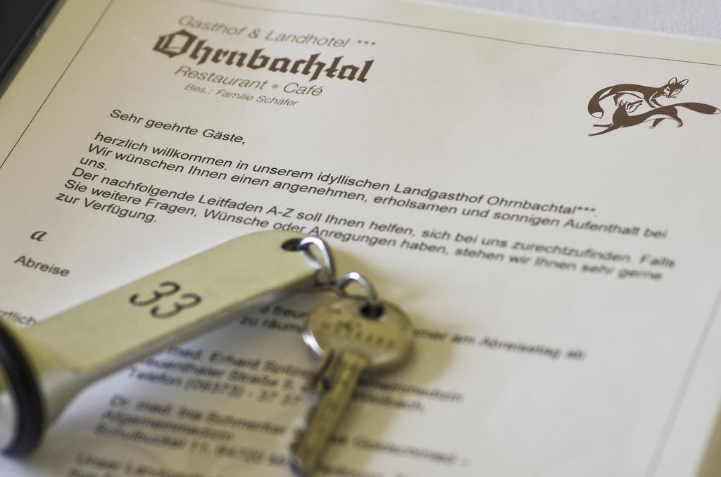 Gasthof & Landhotel Ohrnbachtal Weilbach Eksteriør billede